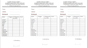 Download contoh kartu spp paud format microsoft excel microsoft excel excel microsoft. Contoh Format Kartu Iuran Bulanan Aneka Macam Contoh