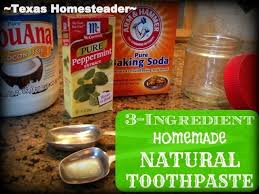natural homemade toothpaste