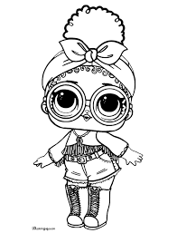 Foxy Series 3 L O L Surprise Doll Coloring Page Boyama Sayfalari Boyama Kitaplari Cizimler