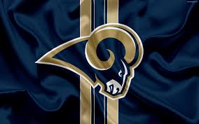 Granted instant access to team's official socials. Download Wallpapers Los Angeles Rams American Football Logo Emblem Nfl National Football League Los Angeles California Usa National Football Conference Los Angeles Rams Nfl Football Wallpaper American Football