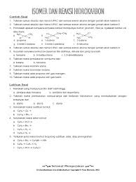 Dalam reaksi itu, sebuah atom hidrogen dalam naftalena digantikan oleh sebuah gugus no2. Isomer Dan Reaksi Hidrokarbon Pdf