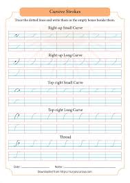 Cursive alphabet for quick practice worksheet pdf, 2 pages, 2mb  all lower case cursive letters pdf, 26 pages, 13mb Cursive Strokes Worksheet Suryascursive Com