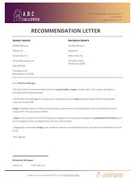 Please be aware that our agents are not licensed attorneys and cannot address legal questions. Customer Service Recommendation Letter Pdf Templates Jotform