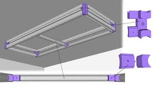Coffre Que L On Souhaite Obtenir 1 Coffre D Epaisseur Fixe L Epaisseur Du Coffre Est Definie Idees Faux Plafond Plafond Lumineux Eclairage Led Plafond