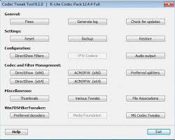 Works great in combination with windows media player and media center. K Lite Codec Pack Full Download