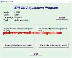 Epson L3116 Resetter Adjustment Program Tool Free Download 2021 Epson Epson Printer Printer Driver