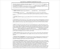 20 free rental agreement templates doc sample formats