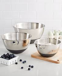 Plan your visit to 3801 sumner blvd, raleigh, nc! Martha Stewart Collection Set Of 3 Non Skid Mixing Bowls With Measurements Created For Macy S Reviews Kitchen Gadgets Kitchen Macy S