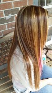 Blonde Highlights Copper Lowlights Hair Long Hair Styles Lob Haircut