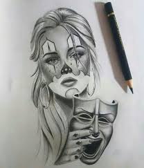 Maybe you would like to learn more about one of these? 57 Ideas Drawing Tattoo Girl Dibujo Tattoo Drawings Pattern Tattoo Girl Face Tattoo