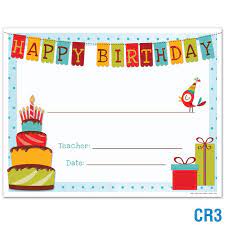 Pin By Anne L Arbalestrier On Anglais Birthday Certificate Happy Birthday Gifts Gift Certificate Template