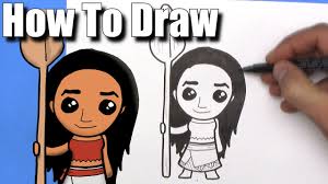 Check out our moana sketch selection for the very best in unique or custom, handmade pieces from our prints shops. How To Draw Moana From Disney Easy Chibi Step By Step Kawaii