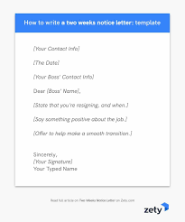 Upload, edit & sign pdf online. Two Weeks Notice Letter Template And Writing Guide