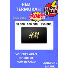 Maybe you would like to learn more about one of these? E Voucher H M Hemat Murah Gift Termurah Style Shopee Indonesia
