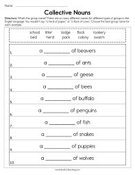 What are nouns and how noun worksheets are helpful? Collective Nouns Worksheet Have Fun Teaching