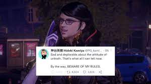 Bayonetta 3 Creator, Hideki Kamiya Deleted His Twitter Following Backlash