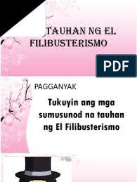 Maybe you would like to learn more about one of these? Mga Tauhan Ng El Filibusterismo