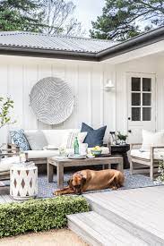 Our Outdoor Makeover With Pottery Barn Cottonwood Co Outdoor Makeover Farmhouse Patio Outdoor Living Rooms