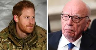 Prins Harry vittnar mot Rupert Murdochs tidningar, som han menar hackat  hans telefon