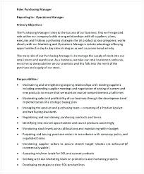Purchasing Manager Executive Job Description , Purchasing Manager ...