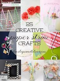 The return of paper straws. Diy Paper Straw Crafts