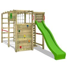 Die suche nach einem kindergarten ist für mütter und väter teilweise sehr zeitaufwendig und schwierig denn in münchen stehen über 900 einrichtungen zur wahl. Fatmoose Klettergerust Fitframe Fresh Xxl Kletterturm Spielturm Fur Den Garten Mit Wackelbrett Verschiedenen Kletterleitern Kletternetz Und Apfelgruner Rutsche Spielhaus Kinder De