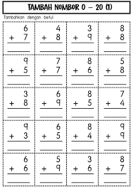Hm Edu Corner Matematik Tahun 1 Tambah Tolak Credit To Facebook