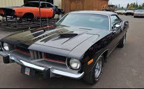 Image result for Formal Black 1973 Barracuda