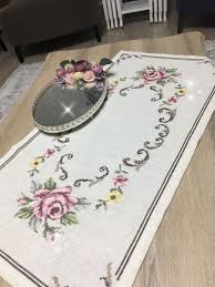 Crossstitch Kanavice Runner Elisi Salontakimi Kanavicerunner Kanavice Kanavice Takimi Nakis Tasarimlari