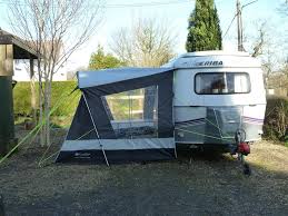 Eriba Pan Duo With Outdoor Revolution Tech 200 Canopy Caravane Eriba Maison Ideale Caravane