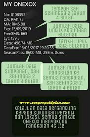 Dan baki 28gb dalam season pass tadi boleh disimpan selagi simkad anda masih aktif. Panduan Asas Pengguna Onexox Simkad Prepaid Onexox Onexox Black Plan
