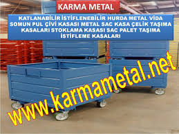 Metal Sac Tasima Kasasi Kasalari Kasa Celik Istifleme Sandigi Sandiklari Sandik Egimli Paleti Palet Sevkiyat Metal Kasa Alti Acilir Kasa Sev Sandik Kafes Metal