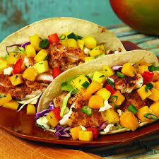 Pickerel, any of several north american pikes, family esocidae, distinguished from the related muskellunge and northern pike by its smaller size, completely scaled cheeks and gill covers, and. Recipe Of The Week Spicy Mango Fish Tacos Balanced Motion Pilates Yoga Blog