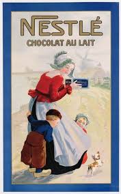 Advertisement For Nestle Chocolat Au Lait C By The Fine Art Masters Anuncios Vintage