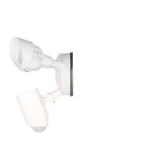 Ring Outdoor Wi Fi Cam With Motion Activated Floodlight White 88fl000ch000 The Home Depot Outdoor Flood Lights Security Lights Outdoor Security Lighting