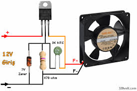 Regulator 7805 With Fan Control 7805 Fan Regulator Zener Ntc Electronics Mini Projects Electronics Projects Electronic Circuit Projects