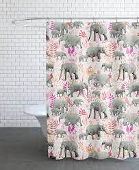 Check spelling or type a new query. Sweet Elephants In Pink Orange Shower Curtain Juniqe