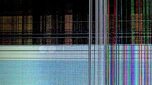 Broken glass and dark blood. 51 Broken Tv Screen