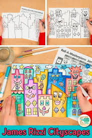 James Rizzi Cityscape Art Game Cityscape Art Learn Art Kids Art Projects