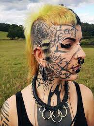 Heavily Tattooed And Pierced Freaks Part 12 Illustration Fashion Design Body Modifications Corset Piercings