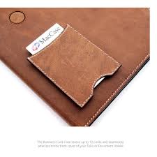 The best size to tuck in a suit pocket or handbag, this sleek design is a classic pick for any professional. Premium Leather Business Card Holder By Maccase