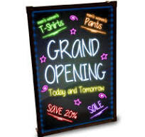 LED Back Lit Message Board with 8 Fluorescent Markers - 24 x ...