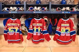 The official canadiens pro shop on nhl shop has all the authentic canadiens jerseys, hats, tees, hockey apparel and more at nhl shop. The Rainbow Jerseys Worn By Canadiens De Montreal Facebook