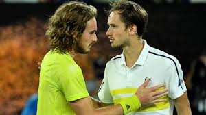 From wikipedia, the free encyclopedia. Australian Open He Became Daniil Medvedev For Three Sets In A Row Tsitsipas Praises Russian Star Tennis Majors