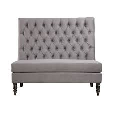 Yongqiang upholstered loveseat settee for living room bedroom dining room banquette bench fabric armless sofa couch orange. 15 Attractive And Affordable Dining Settees Under 600 Apartment Therapy