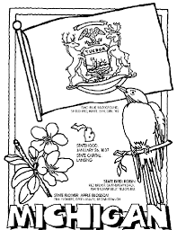 Michigan Coloring Page Coloring Pages Crayola Coloring Pages Free Coloring Pages