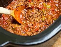 Slow Cooker Ropa Vieja Cuban Shredded Beef Stew
