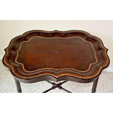 Search all products, brands and retailers of leather coffee tables with tray: Maitland Smith Ltd Leather Tray Coffee Table Chairish