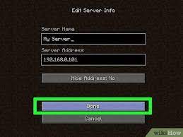 On the edit server info screen, (1)enter a name you want to call your server in the server name textbox. How To Make A Personal Minecraft Server With Pictures Wikihow