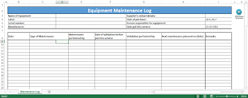 There are many ways to add styles. Equipment Maintenance Log Excel Template Are You Looking For A Smart Way To Manage The Maintena Preventive Maintenance Building Maintenance Schedule Template
